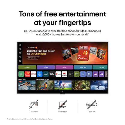 LG - 77" Class C6H Series OLED evo AI 4K Smart webOS TV with Hyper Radiant Color Tech (2026)