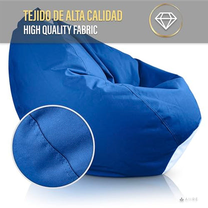 Aiire Modern Outdoor Bean Bag – Giant Pear Bean Bag XXL without Filling Included for Terrace or Garden – Bean Bag Chair Living Room or Youth Room Deco