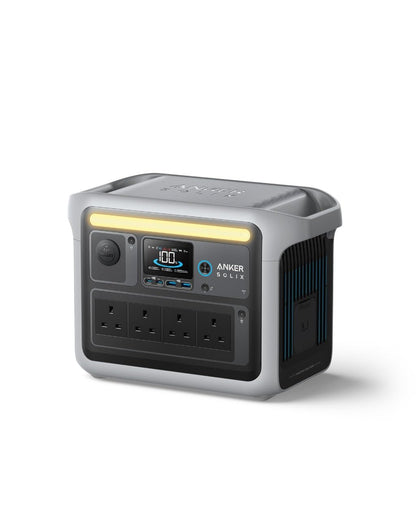 Anker SOLIX C1000 Portable Power Station, 1800W Solar Generator, Full Charge in 58 Min with UltraFast Charge Mode, LiFePO4 Power Station for Outdoor C