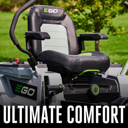 EGO Power+ Z6 42" Zero Turn Riding Lawn Mower Electric, 22HP Equivalent