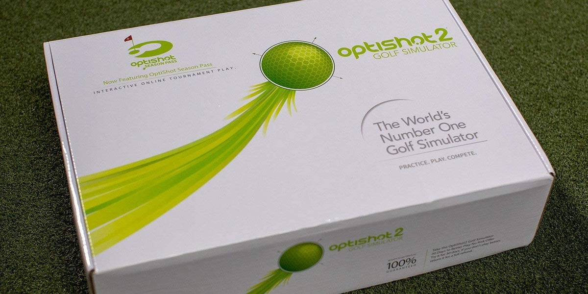 GolfBaysUK Optishot 2 Golf Simulator Bundle – You Get Deep Golf Enclosure, 1.5M X 1.5M Golf Mat, Optishot2 Golf Simulator - For Home - Train from Home