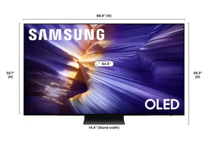Samsung - 65” Class S90F Series OLED 4K UHD SamsungVision AI Smart Tizen TV (2025)